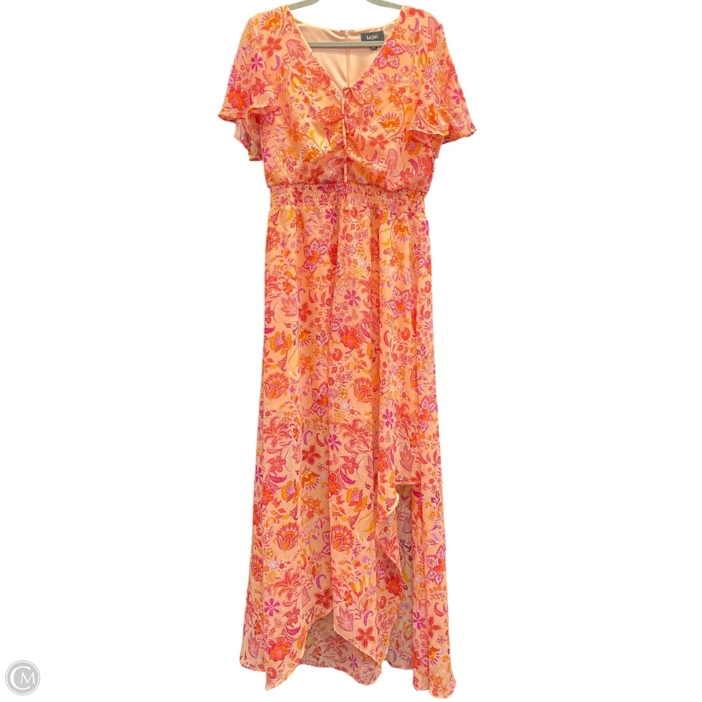 Dress Casual Maxi By Msk In Orange, Size: M