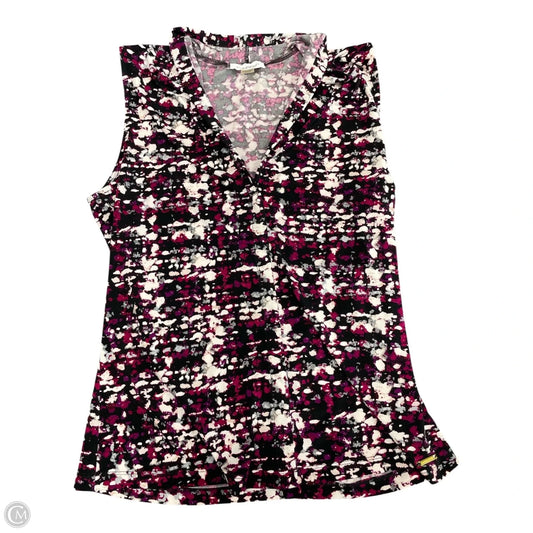 Top Sleeveless By Calvin Klein In Purple, Size: M
