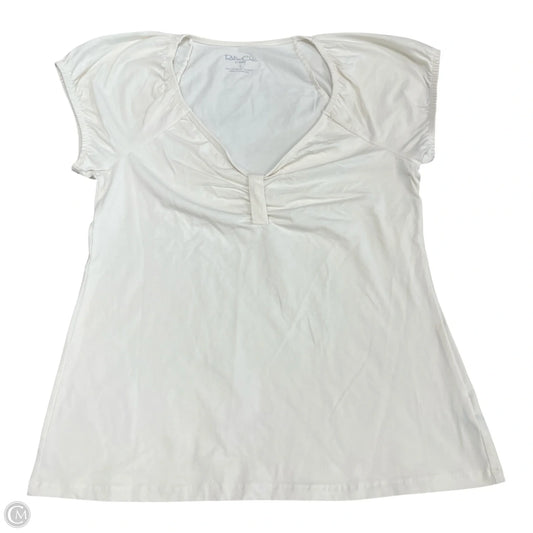 Top Short Sleeve By Torrid In Cream, Size: 1x