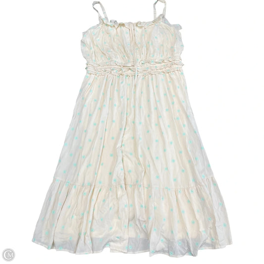 Dress Casual Midi By Torrid In Cream, Size: 2x