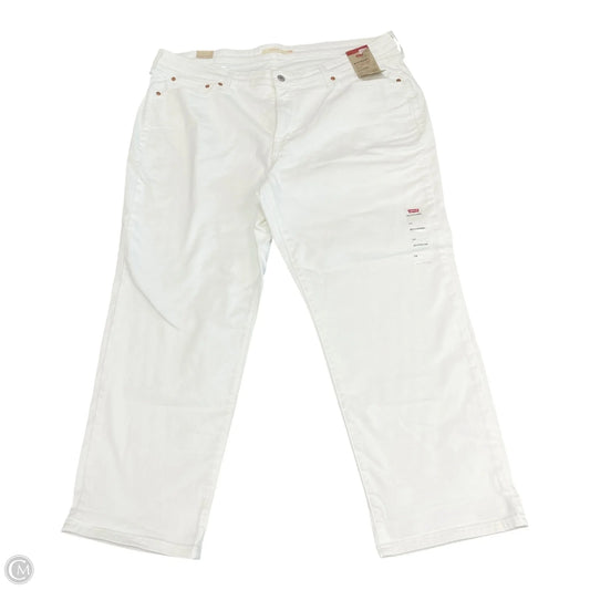 Jeans Boyfriend By Levis In White, Size: 24