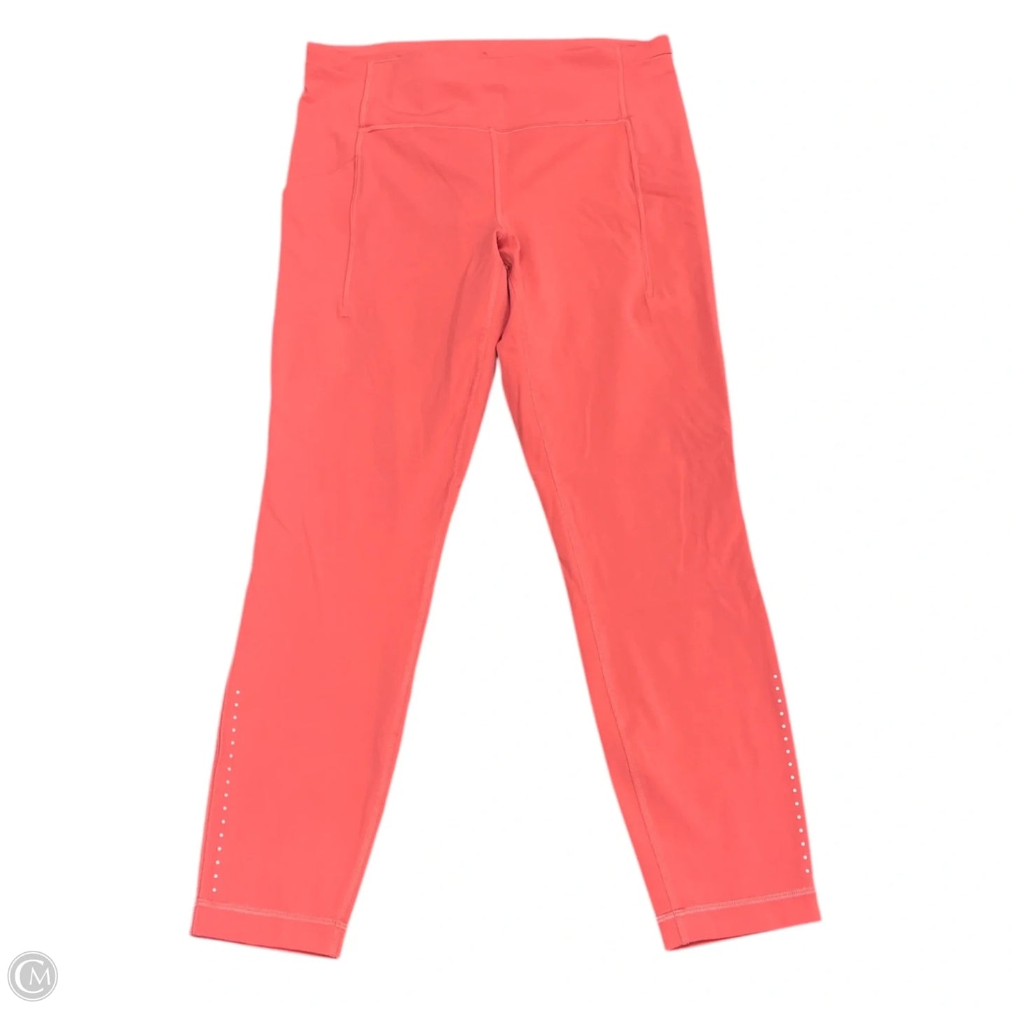 Athletic Leggings By Lululemon In Coral, Size: 10