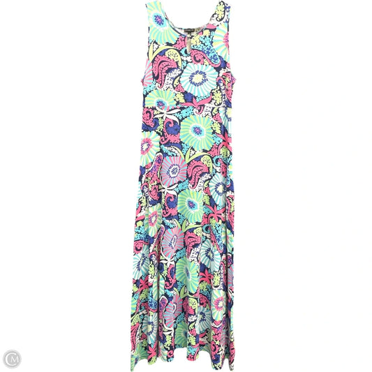 Dress Casual Maxi By Talbots In Multi-colored, Size: M
