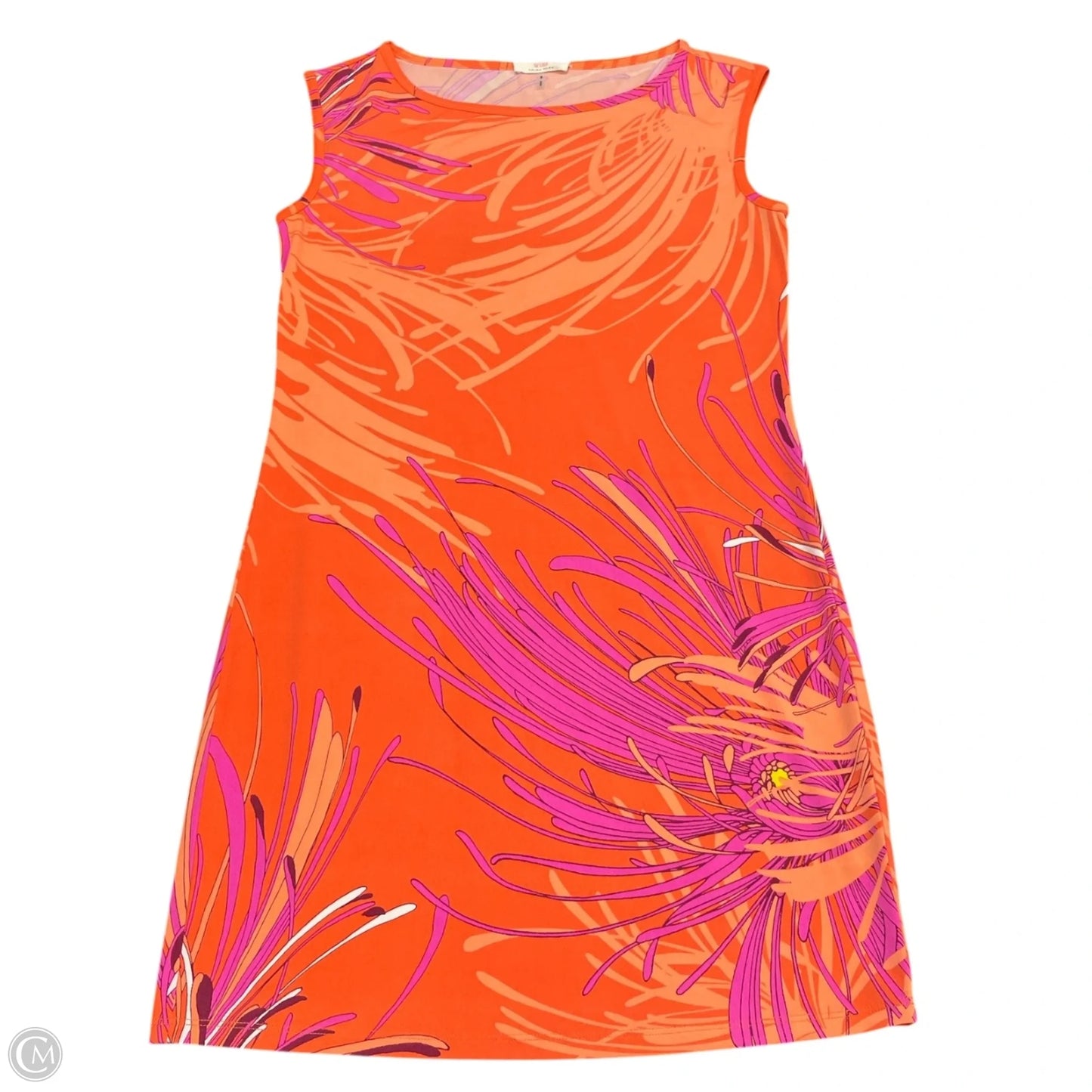 Dress Casual Short By Trina By Trina Turk In Orange, Size: S
