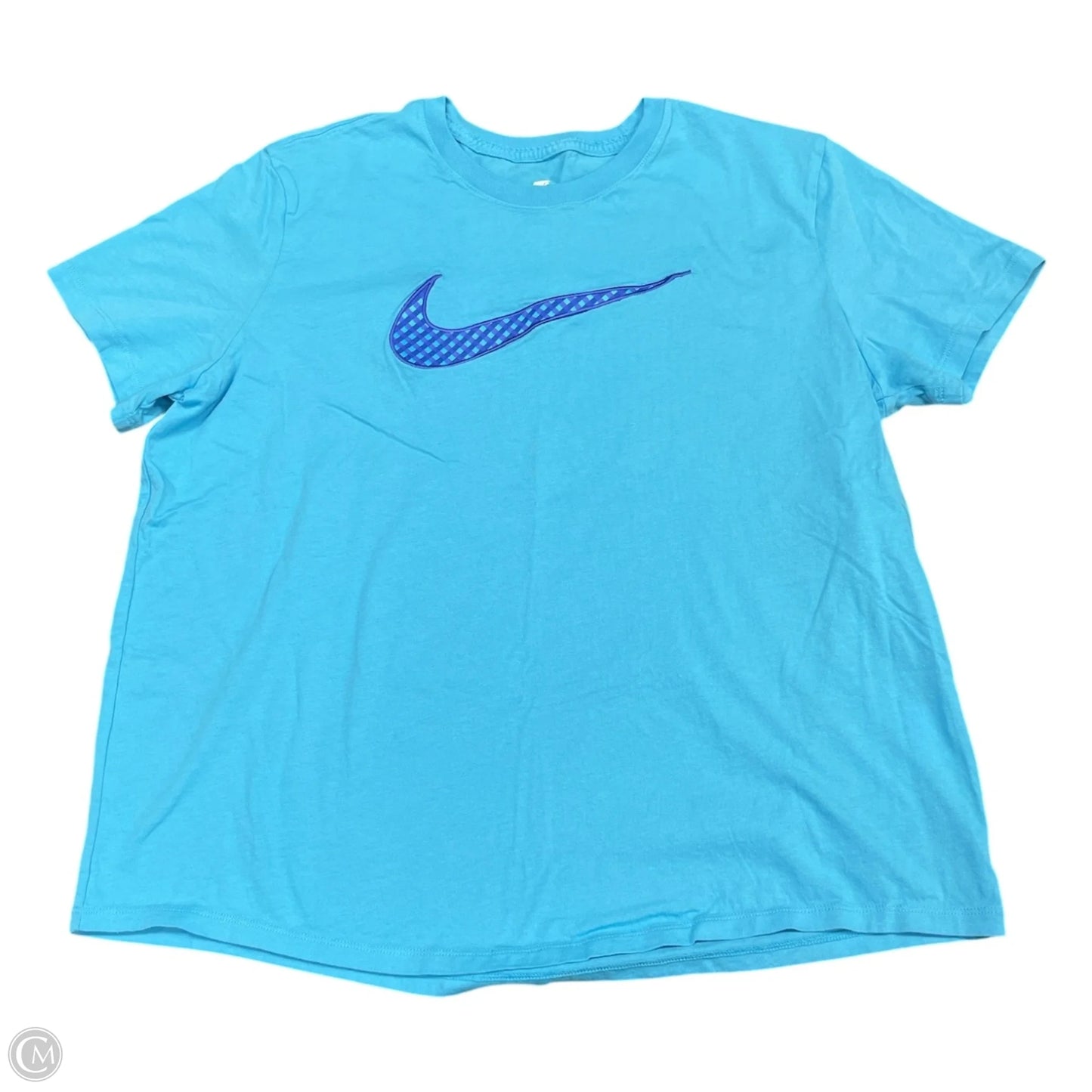 Top Short Sleeve By Nike Apparel In Blue, Size: Xl