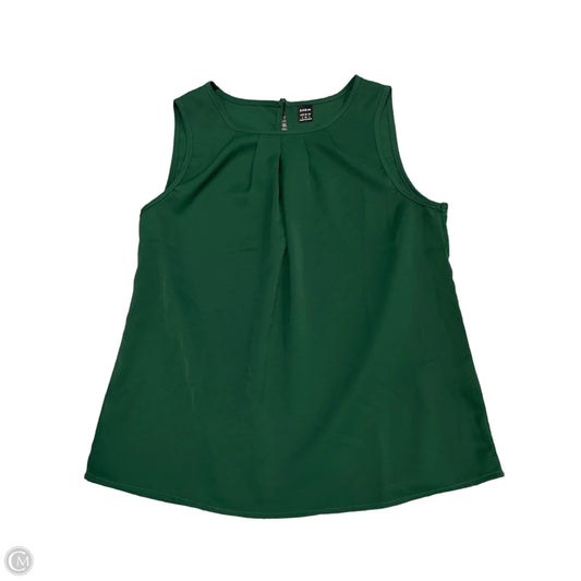 Top Sleeveless By Shein In Green, Size: S
