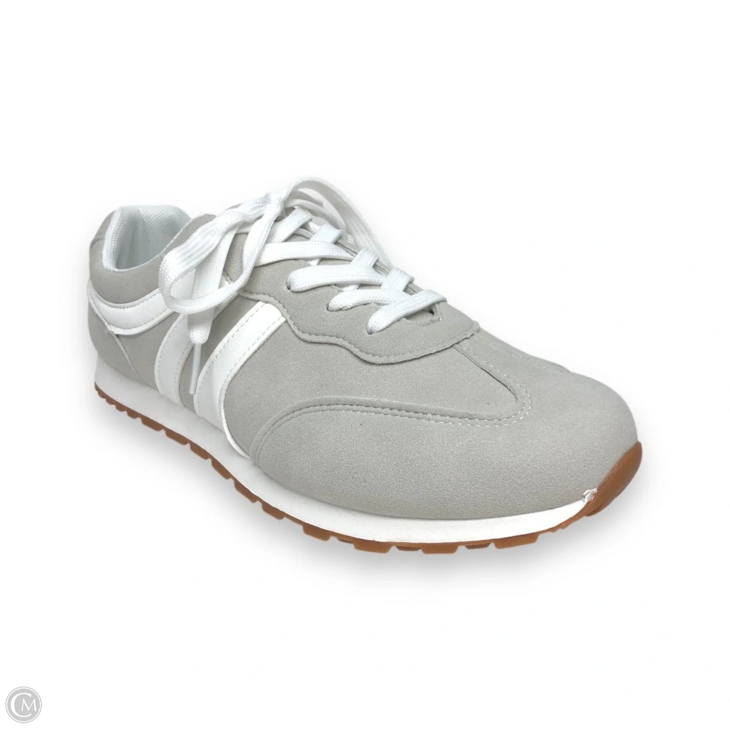 Shoes Sneakers By Clothes Mentor In Grey & White, Size: 10