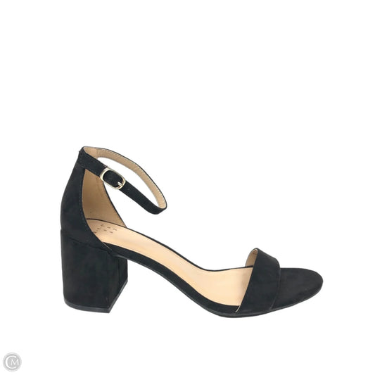 Sandals Heels Block By A New Day In Black, Size: 9