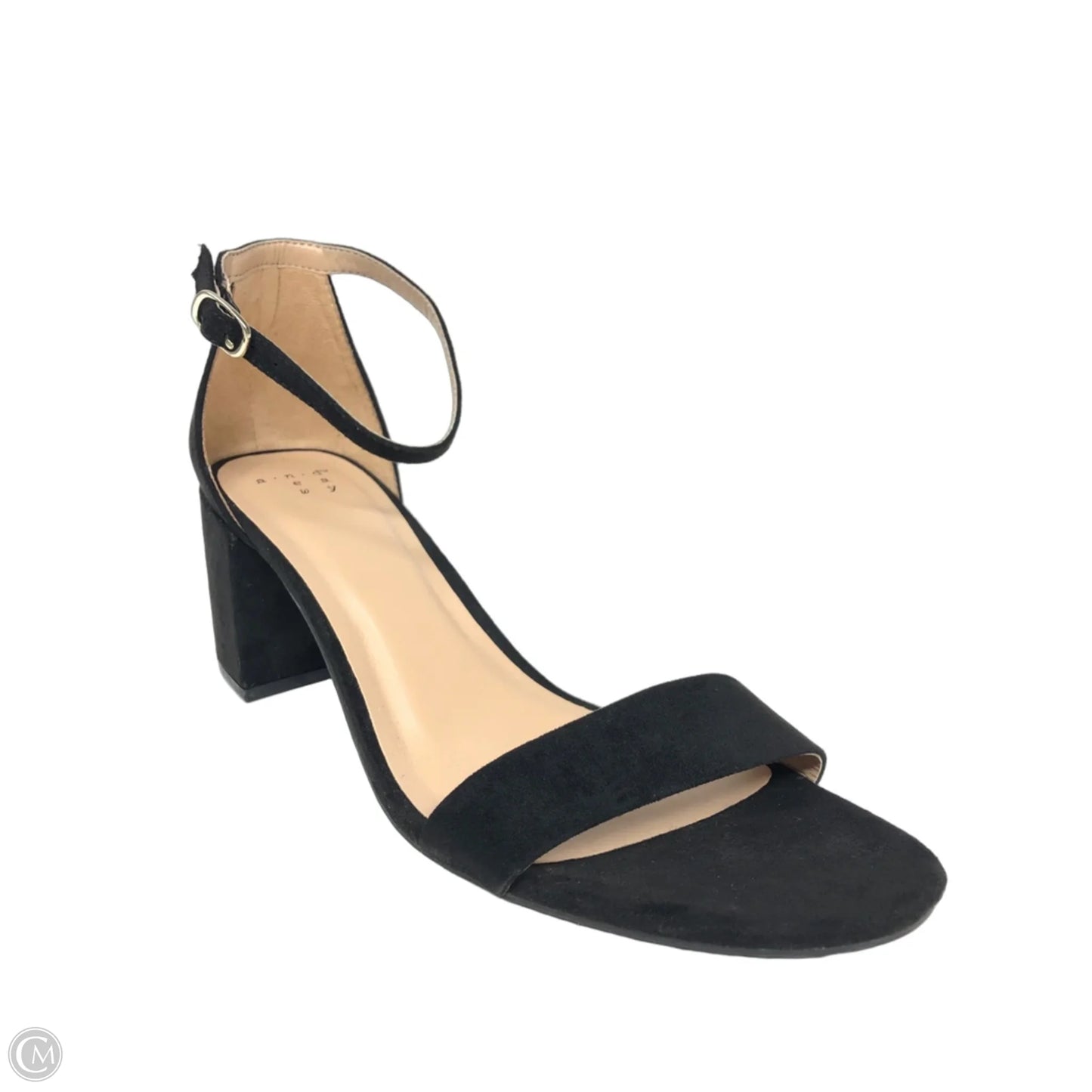 Sandals Heels Block By A New Day In Black, Size: 9