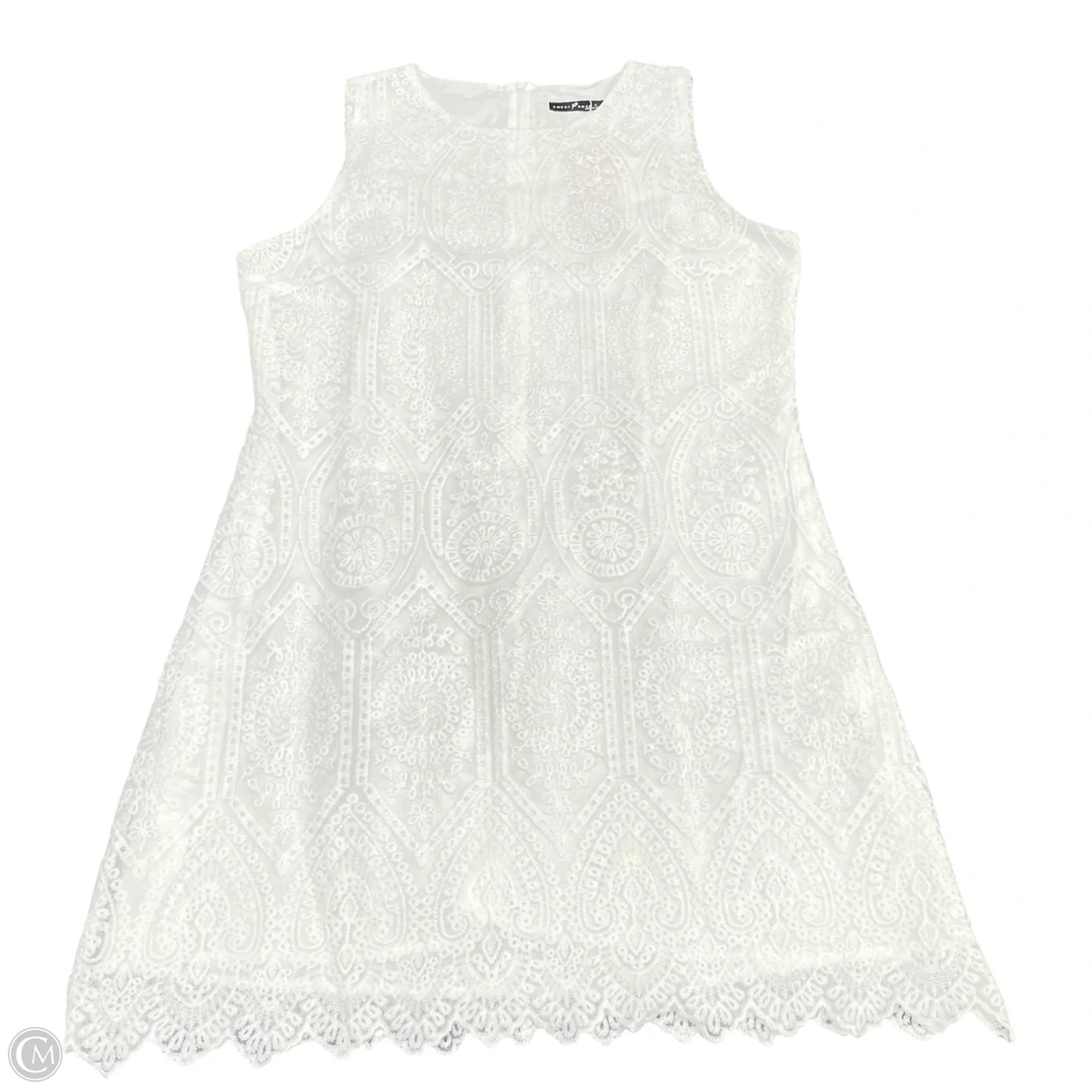 Dress Casual Short By Emery Rose In White, Size: L