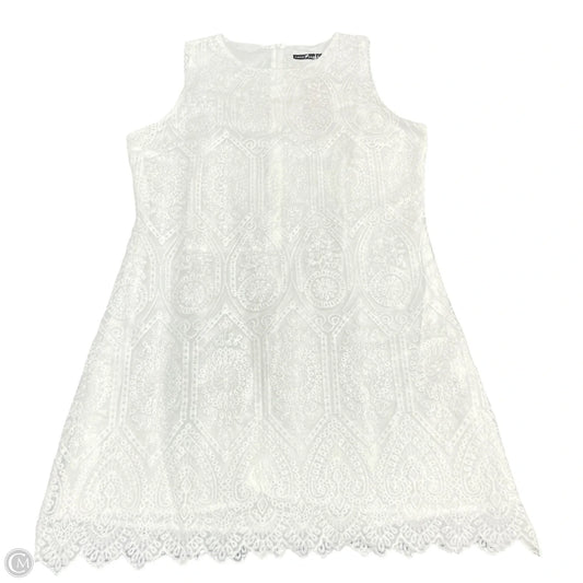 Dress Casual Short By Emery Rose In White, Size: L