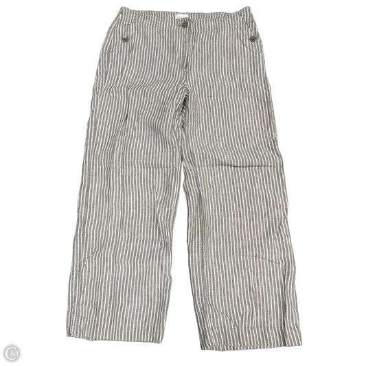 Pants Linen By Chicos In Brown, Size: M