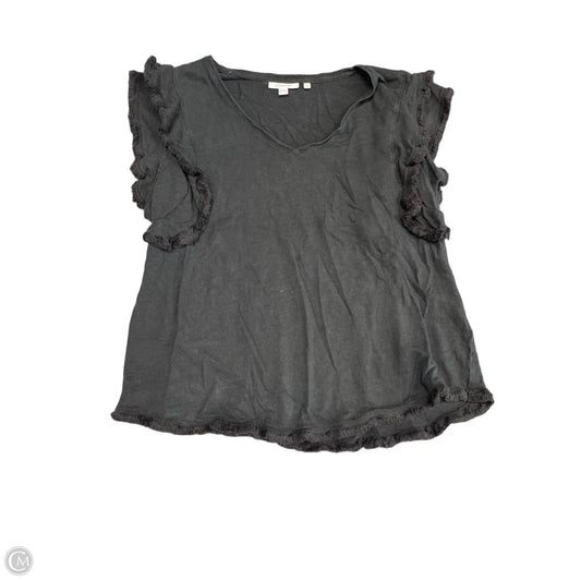 Top Short Sleeve By Chicos In Black, Size: Xl