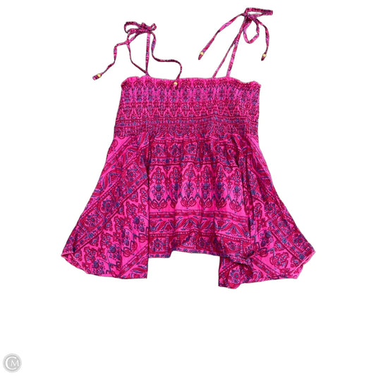Top Sleeveless By Lei In Pink, Size: Xl