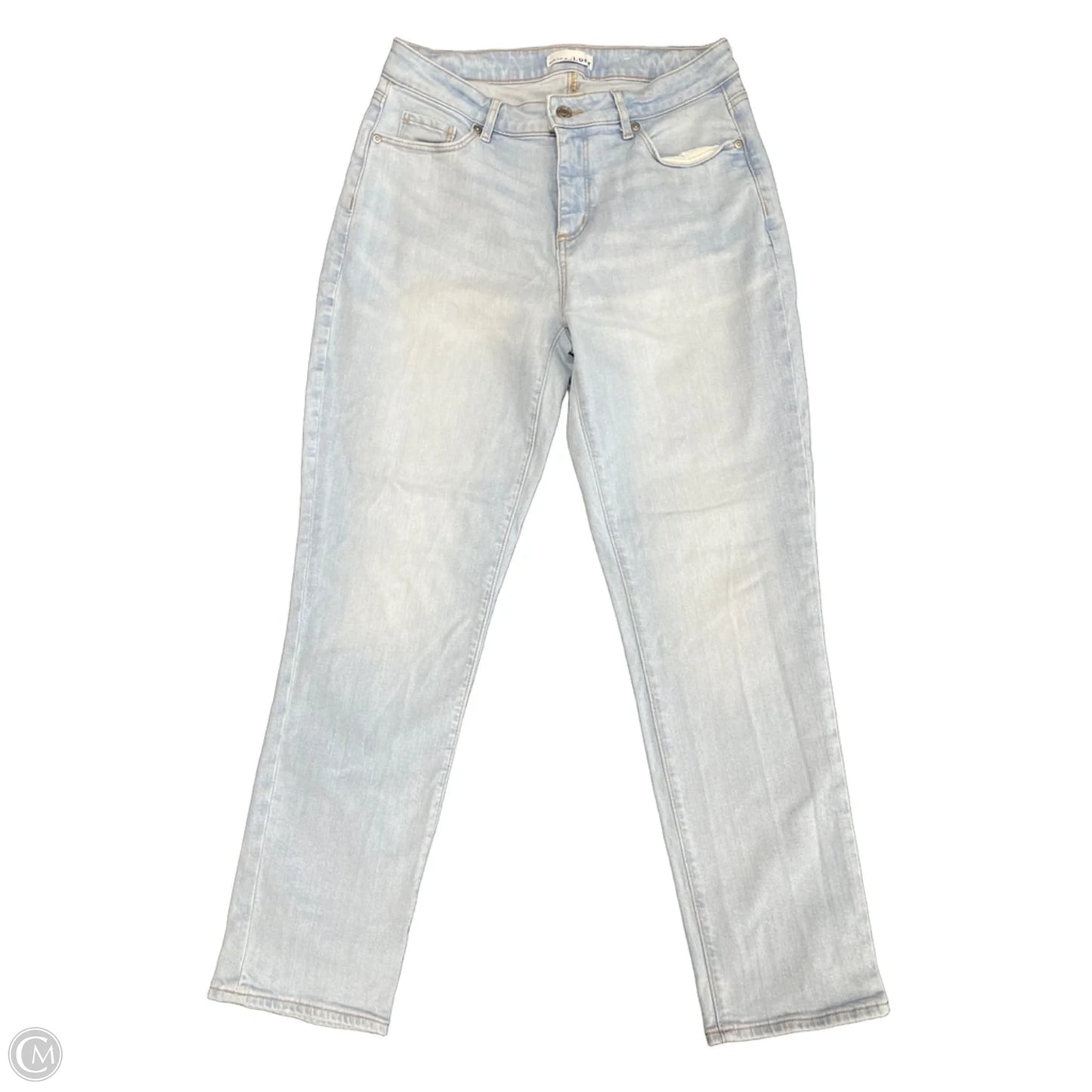 Jeans Straight By Loft In Blue, Size: 4