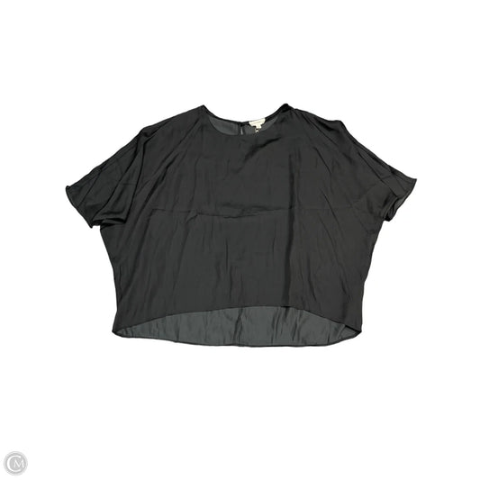 Top Short Sleeve By Ee Some In Black, Size: L