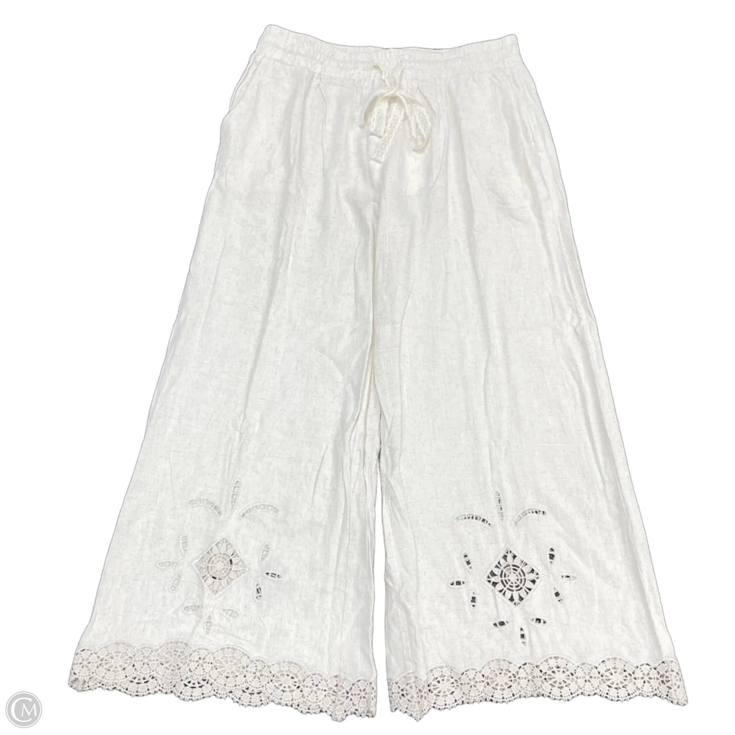 Pants Cropped By Umgee In Beige, Size: M