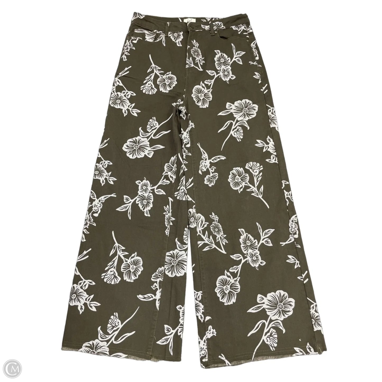 Pants Wide Leg By Easel In Grey, Size: L