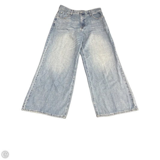 Jeans Wide Leg By Clothes Mentor In Blue, Size: 16