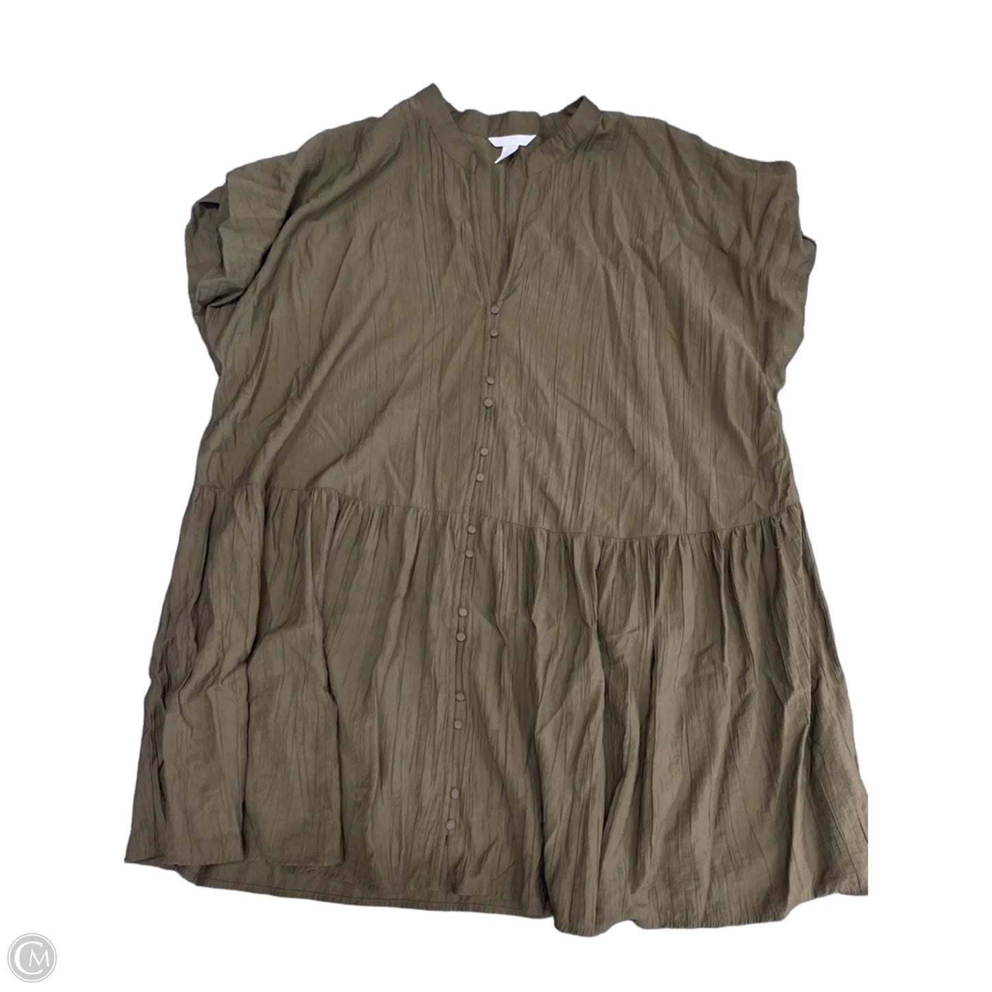 Dress Casual Short By H&m In Green, Size: Xxl