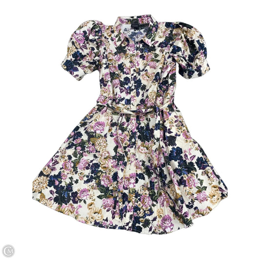 Dress Casual Short By Who What Wear In Floral Print, Size: L