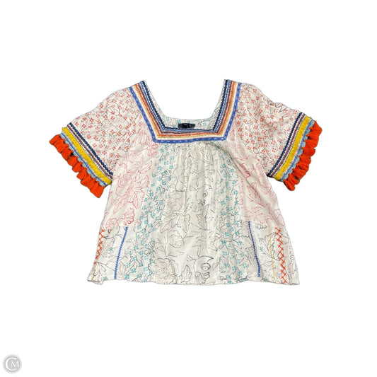 Top Short Sleeve By Maeve In Cream, Size: Xs