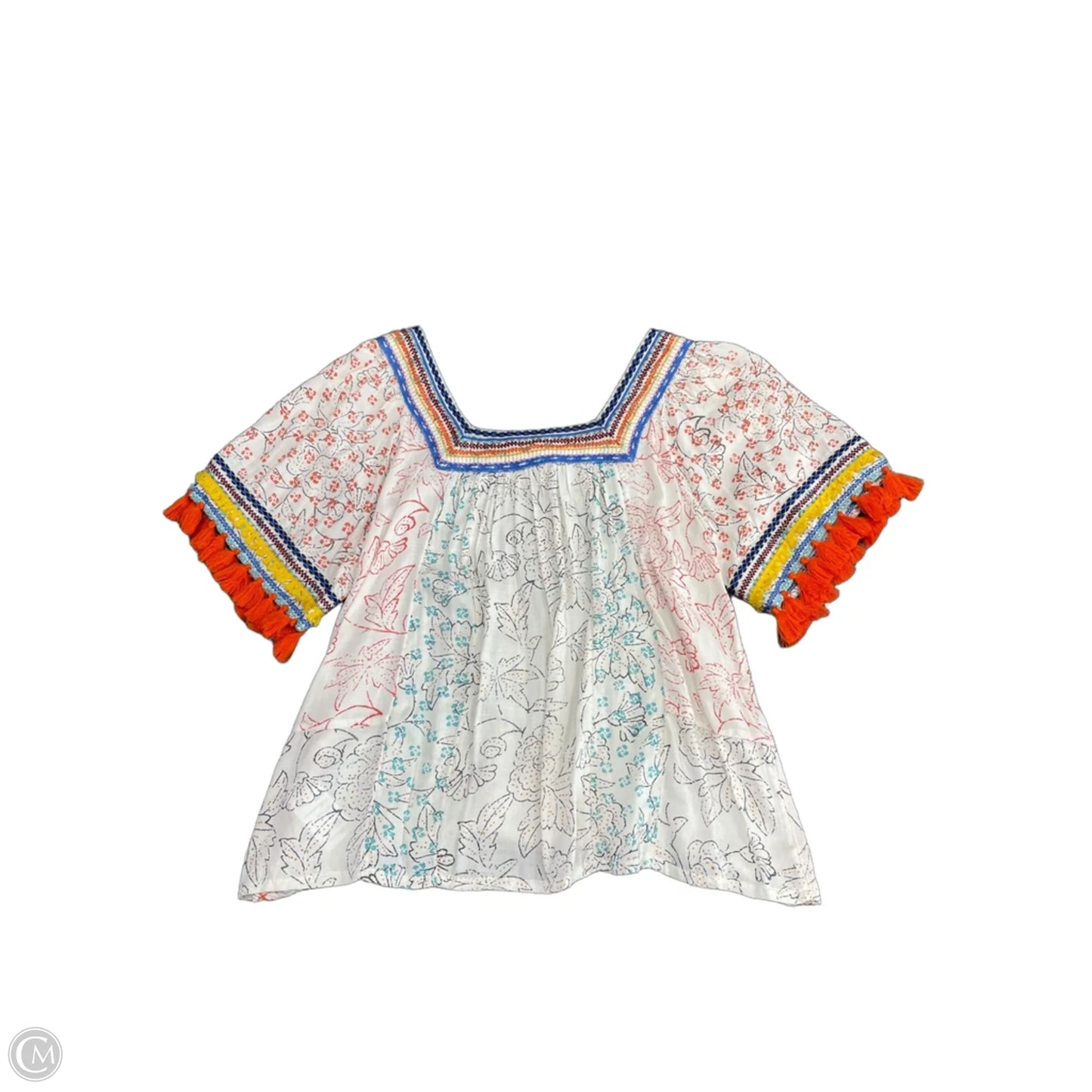 Top Short Sleeve By Maeve In Cream, Size: Xs