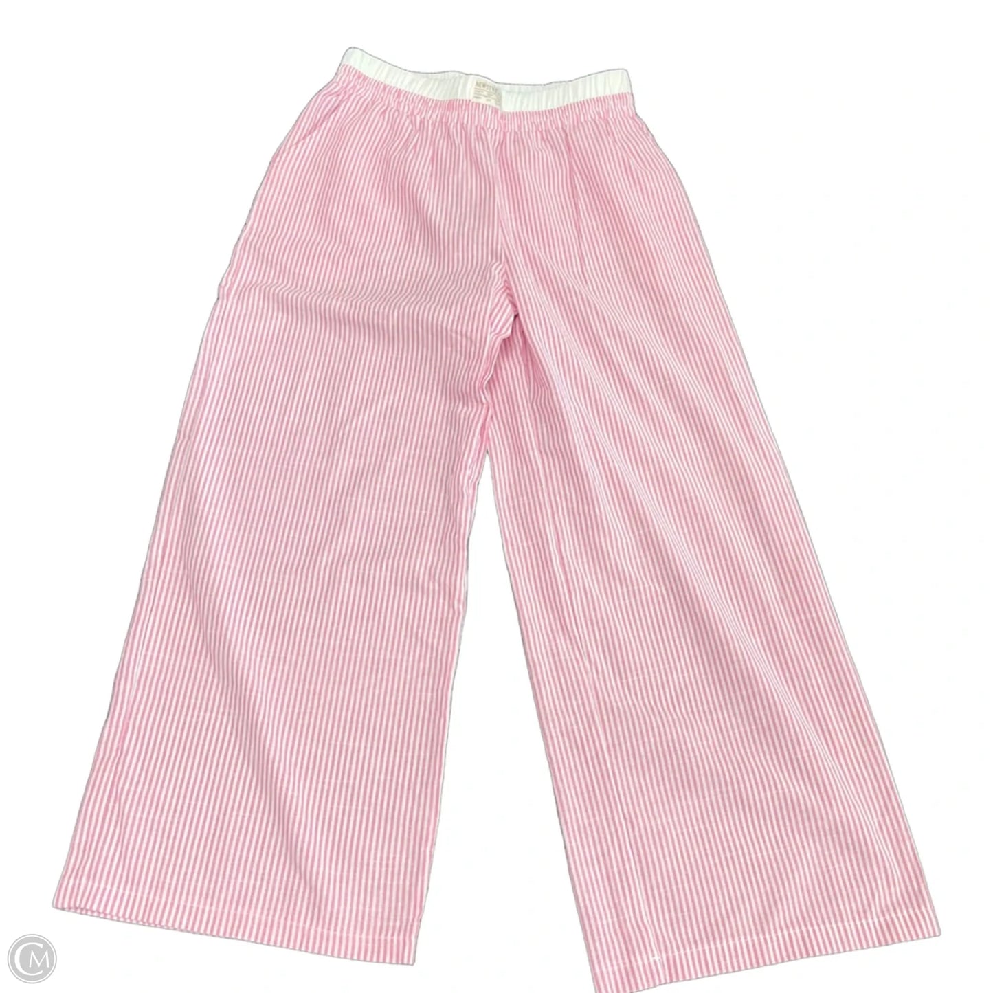 Pants Set 2pc By Shein In Pink & White, Size: L