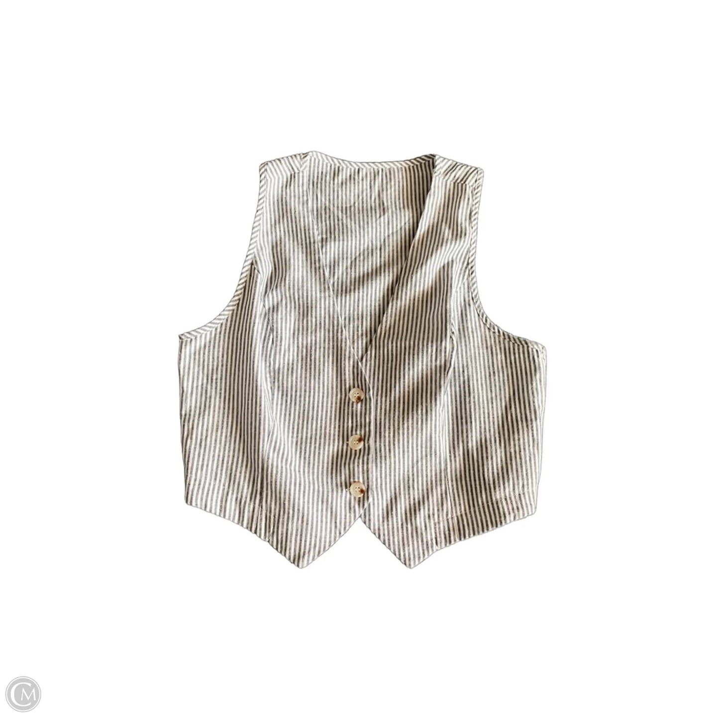 Pants Set 2pc By Shein In Grey & White, Size: L