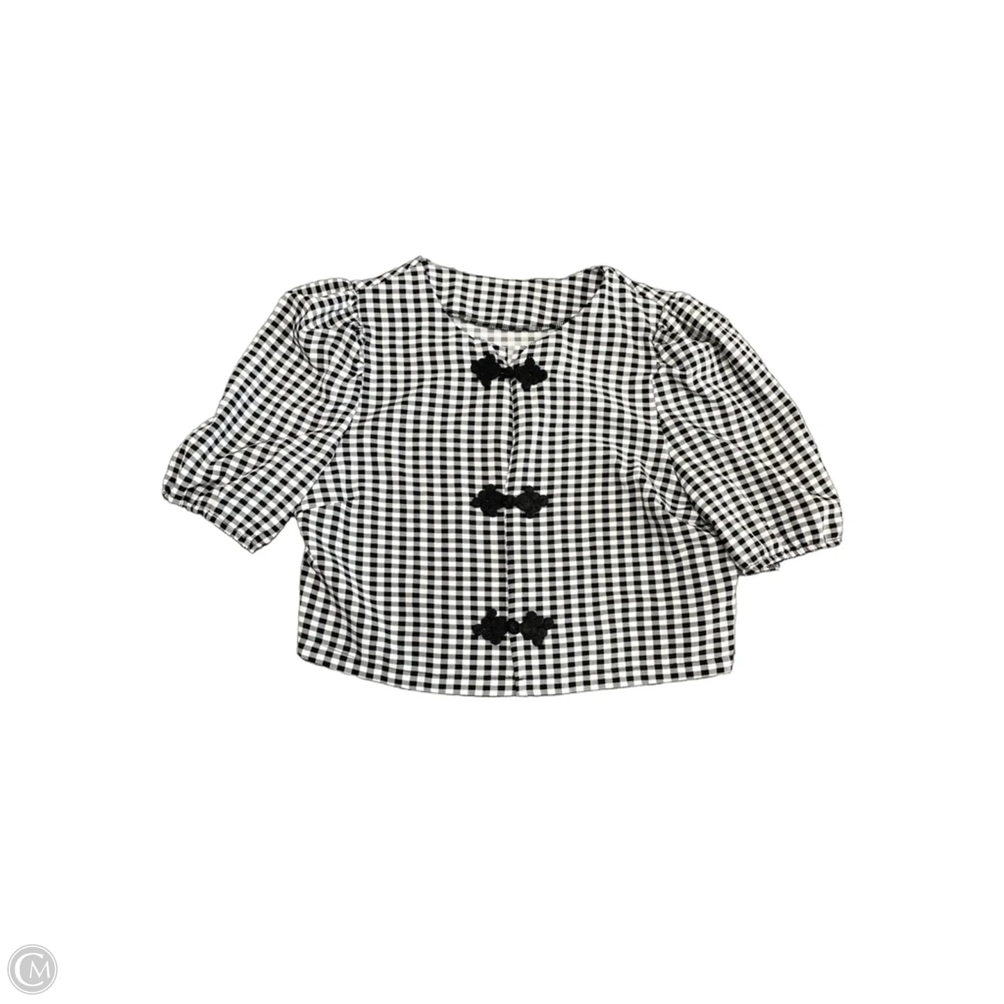 Pants Set 2pc By Shein In Black & White, Size: L