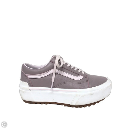 Shoes Sneakers By Vans In Purple, Size: 8