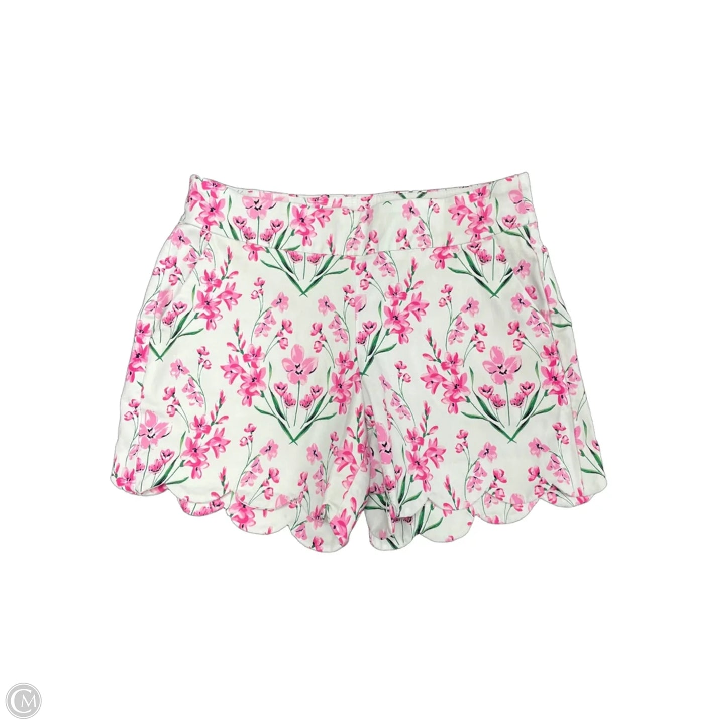 Shorts By Crown And Ivy In Pink & White, Size: 6p