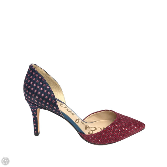 Shoes Heels Stiletto By Sam Edelman In Blue & Red, Size: 6