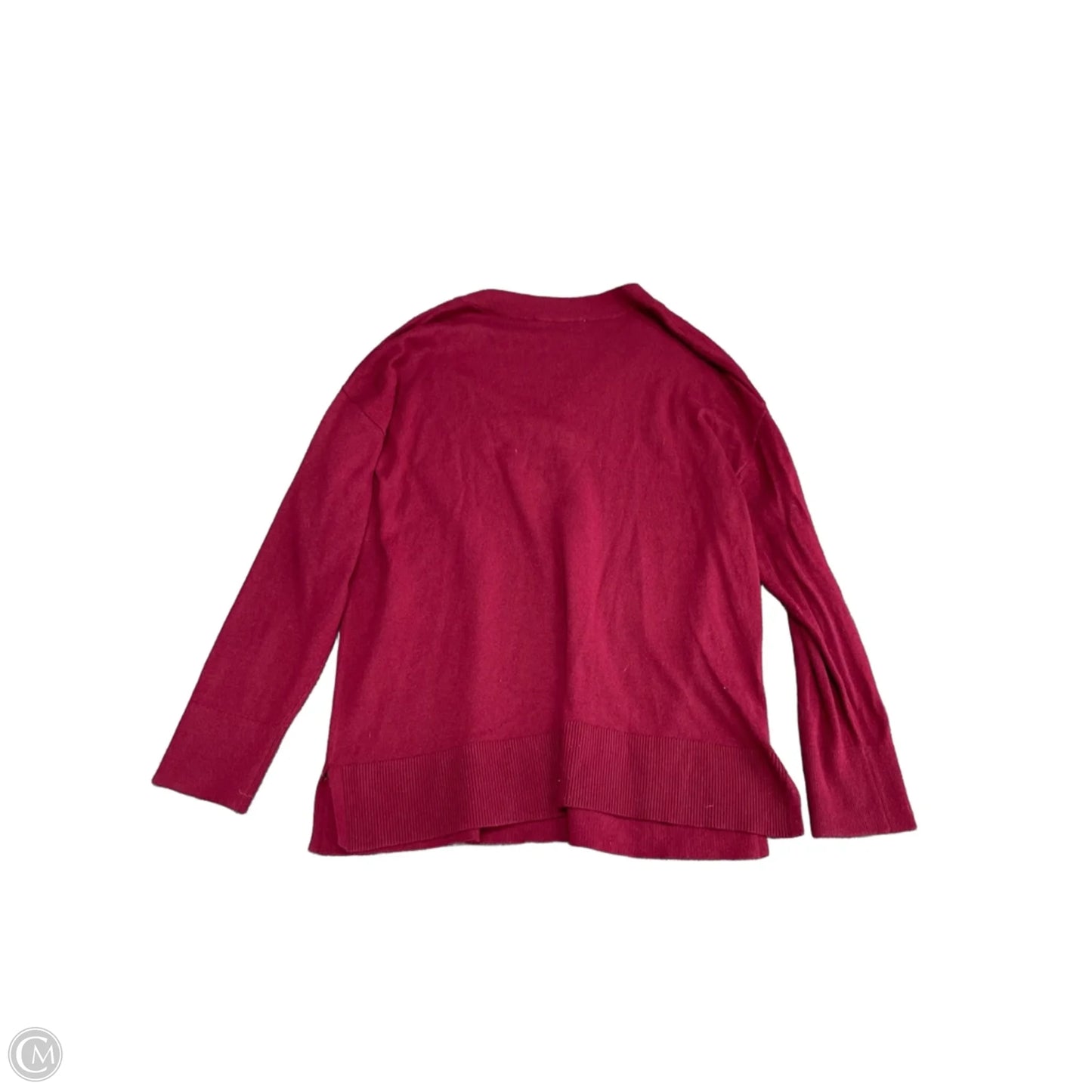 Sweater By Loft In Maroon, Size: L