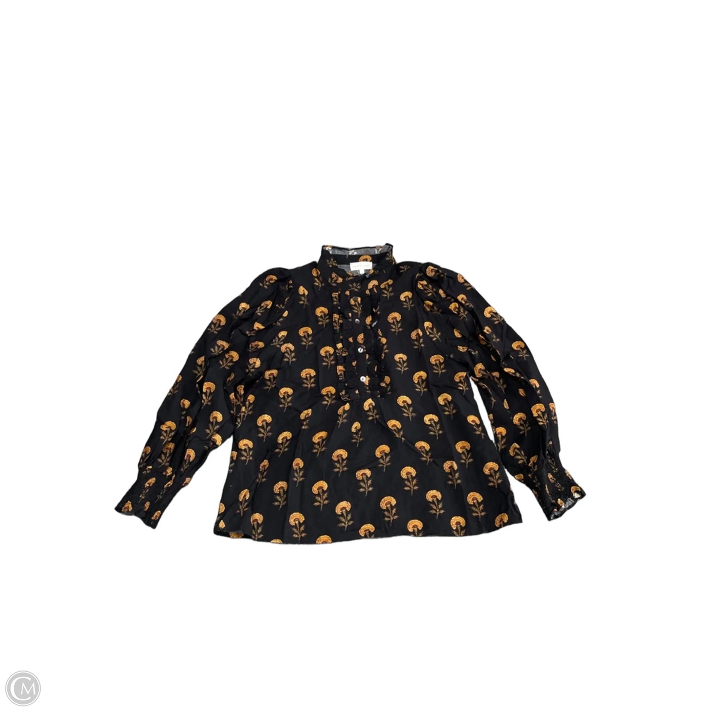 Top Long Sleeve By Entro In Black, Size: S