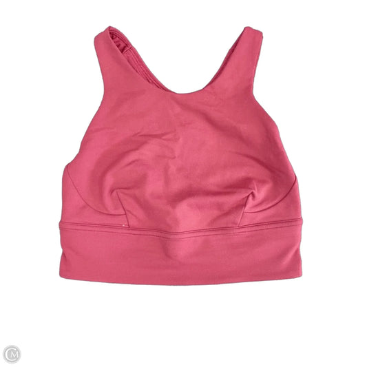 Athletic Bra By Lululemon In Brown & Red, Size: 4
