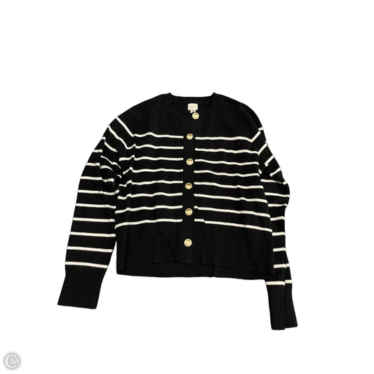 Sweater Cardigan By A New Day In Black & White, Size: S