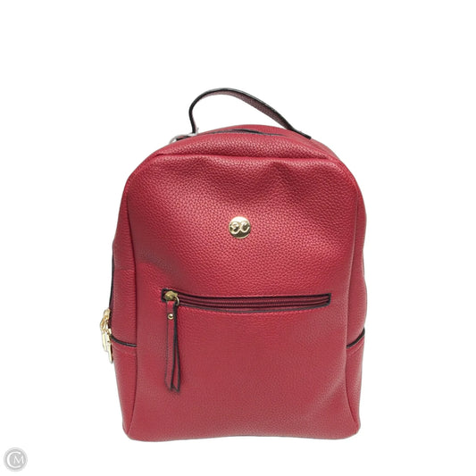 Backpack Leather By Clothes Mentor, Size: Medium