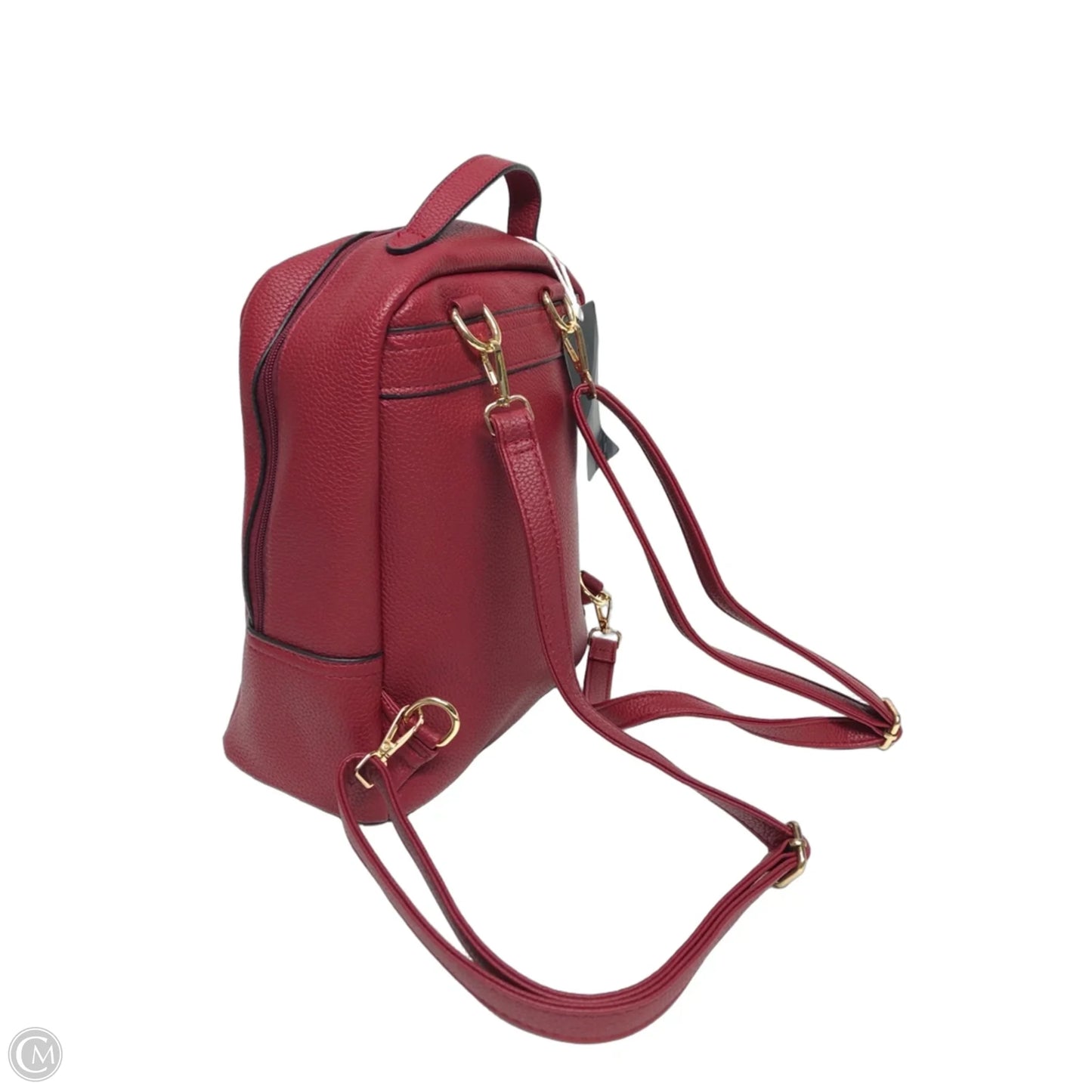 Backpack Leather By Clothes Mentor, Size: Medium