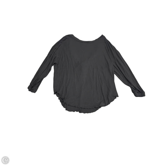 Top Long Sleeve By Free People In Black, Size: M