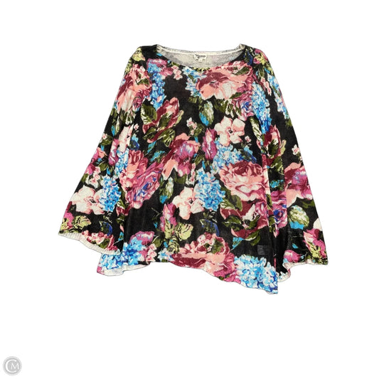 Top Long Sleeve By Mumu In Floral Print, Size: L