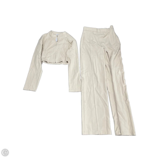 Pants Set 2pc By Fashion Nova In Beige, Size: M