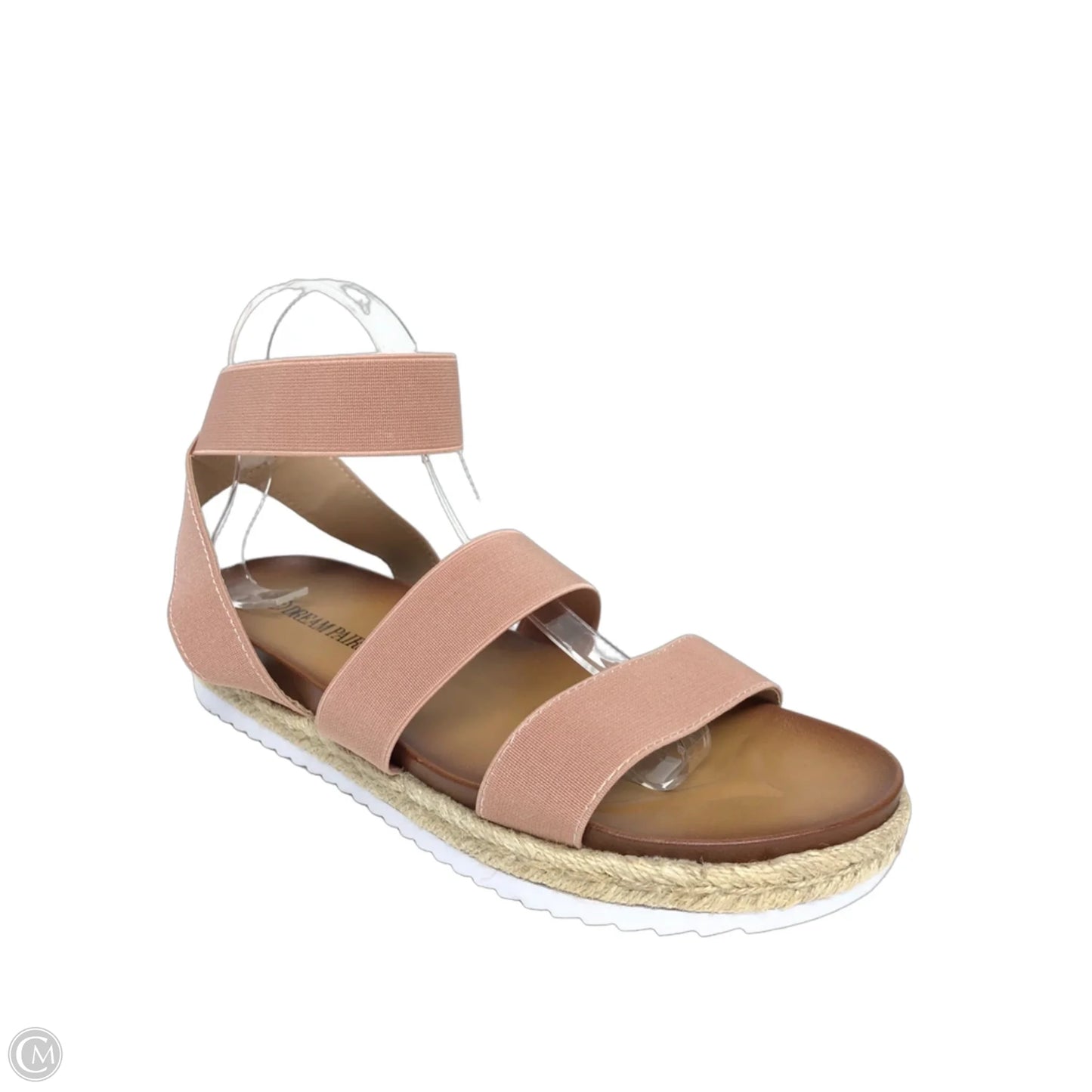 Sandals Heels Platform By Dream Pairs In Pink, Size: 10