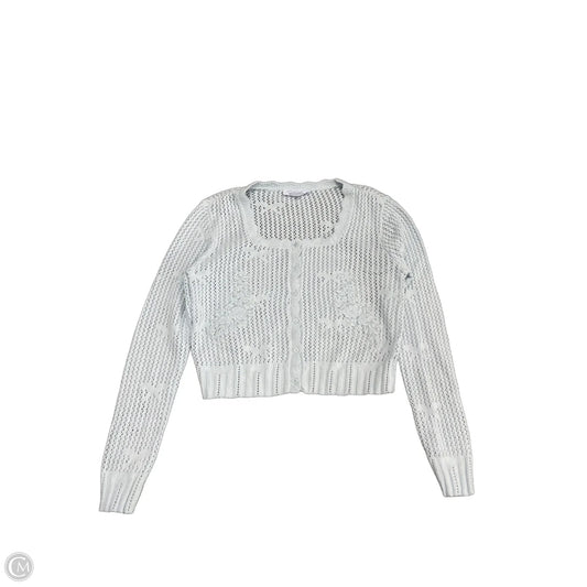 Sweater Cardigan By Celebrity Pink In Blue, Size: S