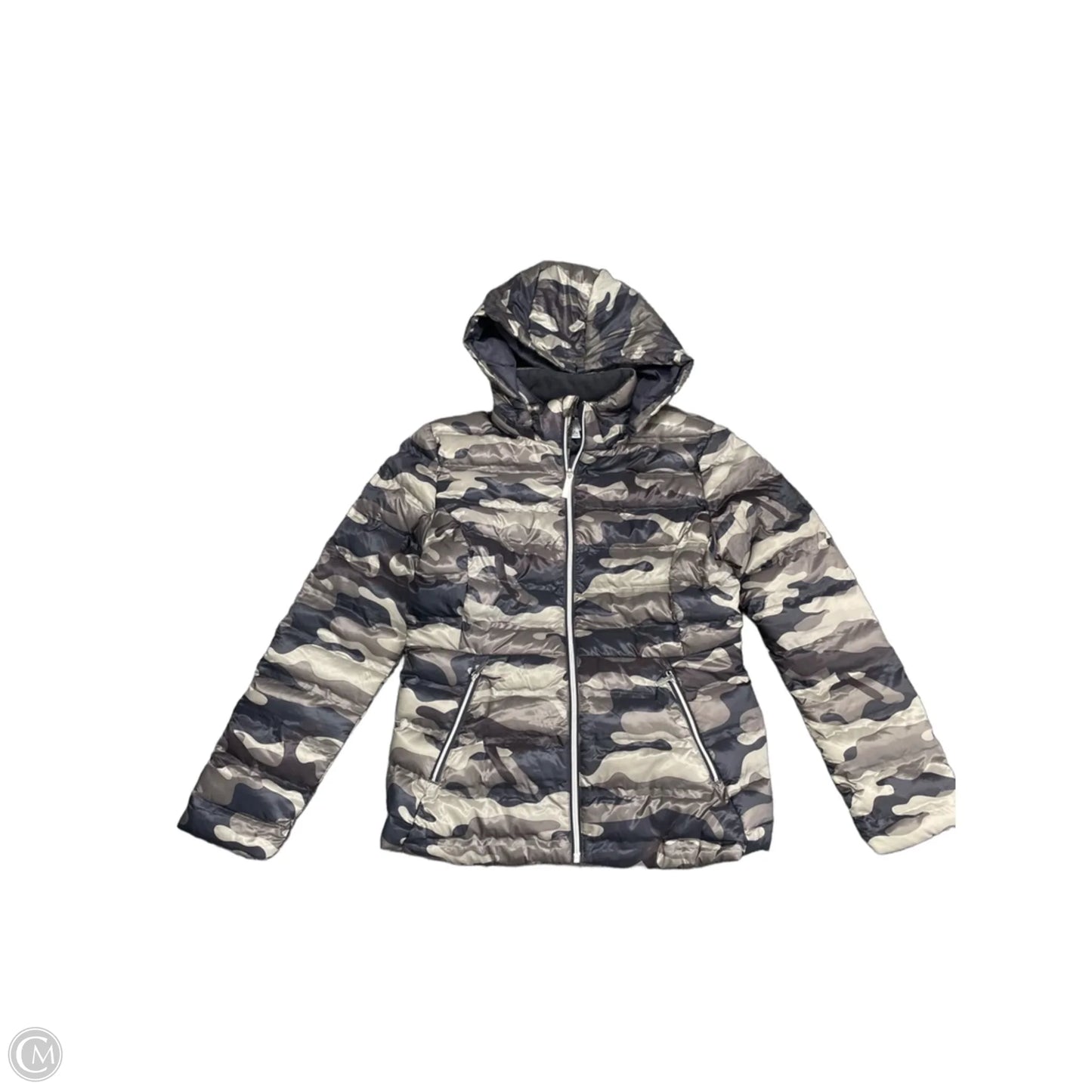 Jacket Puffer & Quilted By Time And Tru In Camouflage Print, Size: S