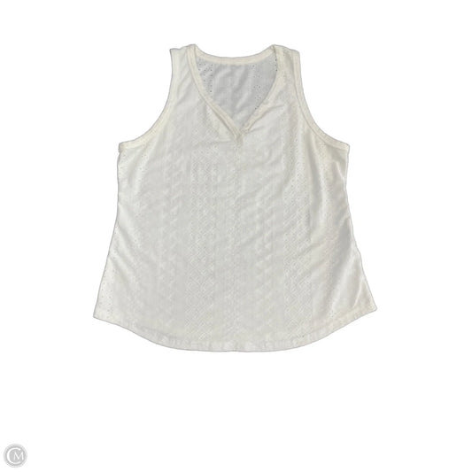 Top Sleeveless By Shein In White, Size: Xl