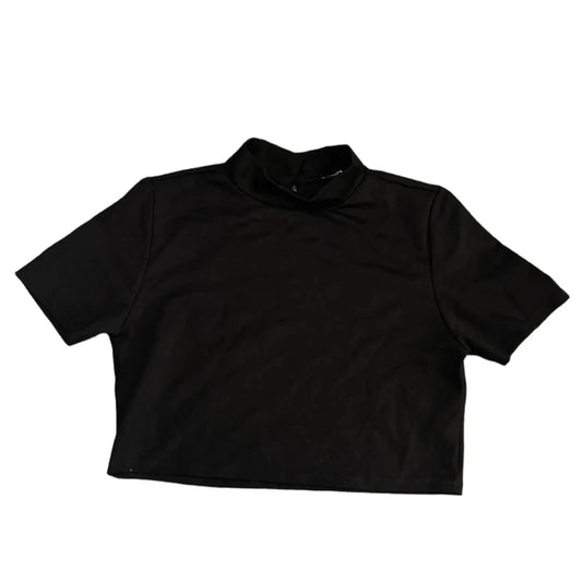 Top Short Sleeve By Fashion Nova In Black, Size: Xl