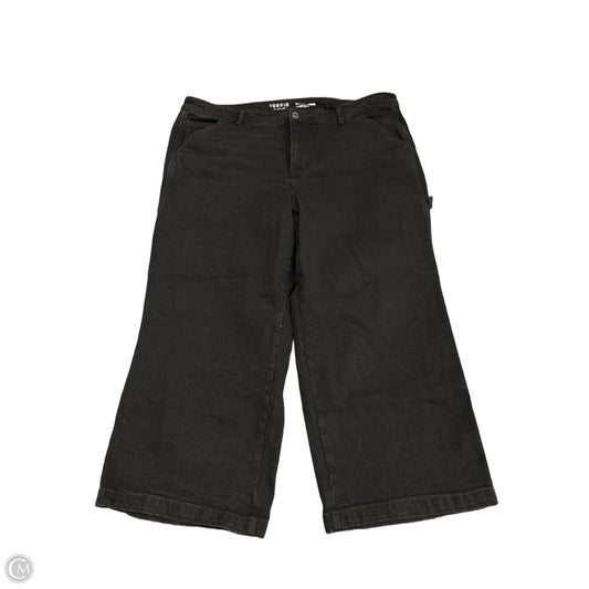 Jeans Wide Leg By Torrid In Black, Size: 22