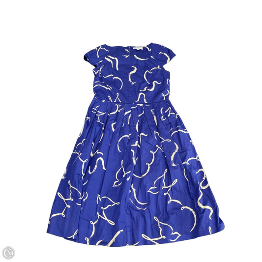 Dress Casual Midi By Clothes Mentor In Blue, Size: L