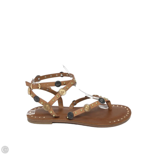 Sandals Flats By Steve Madden In Brown, Size: 8.5